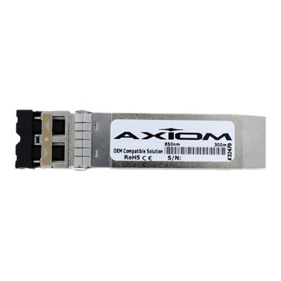 Axiom Memory 407 BBEQ AX 407 BBEQ AX SFP transceiver module equivalent to Dell 407 BBEQ 10 Gigabit Ethernet 10GBase SR LC multi mode up to 984 ft