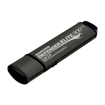 Kanguru Solutions KDFE300-128G Defender Elite300 Secure FIPS Hardware Encrypted with Physical Write Protect Switch - USB flash drive - encrypted - 128 GB - USB Kanguru Solutions KDFE300-128G Defender Elite300 Secure FIPS Hardware Encrypted with Physical Write Protect Switch - USB flash drive - encrypted - 128 GB - USB