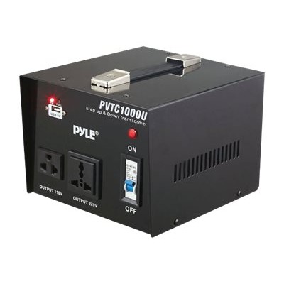 Pyle PVTC1000U PVTC1000U - Transformer - AC 110-120/220-240 V - 1 kW - output connectors: 2 Pyle PVTC1000U PVTC1000U - Transformer - AC 110-120/220-240 V - 1 kW - output connectors: 2