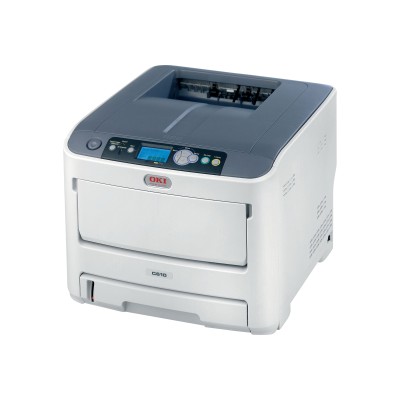 Oki 62446701 C610n - Printer - color - LED - Legal - 1200 x 600 dpi - up to 34 ppm (mono) / up to 32 ppm (color) - capacity: 400 sheets - USB 2.0 LAN Oki 62446701 C610n - Printer - color - LED - Legal - 1200 x 600 dpi - up to 34 ppm (mono) / up to 32 ppm (color) - capacity: 400 sheets - USB 2.0 LAN