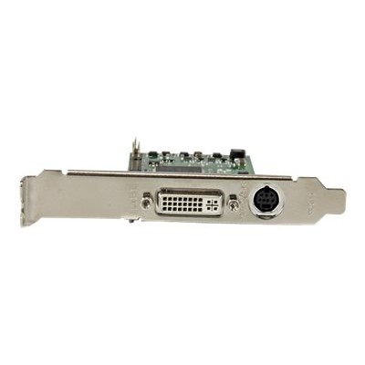 StarTech.com PEXHDCAP60L HD PCIe Capture Card HDMI VGA DVI Component 1080P at 60 FPS Full profile Low profile Brackets Included
