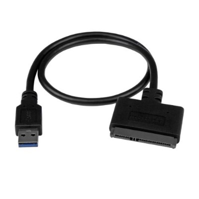 StarTech.com USB312SAT3CB USB 3.1 10Gbps Adapter Cable for 2.5 SATA SSD HDD Drives Supports SATA III 6 Gbps USB Powered Cable style Adapter