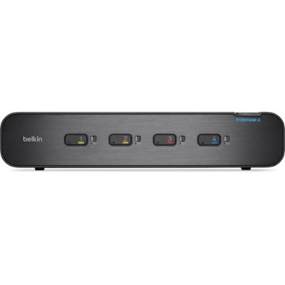 Linksys F1DN104W 3 Secure 4 port HD DH KVM with Audio and CAC PP 3.0