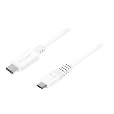 MacAlly Peripherals UC2UMB USB cable - Micro-USB Type B (M) to USB Type C (M) - USB 2.0 - 3 ft - white MacAlly Peripherals UC2UMB USB cable - Micro-USB Type B (M) to USB Type C (M) - USB 2.0 - 3 ft - white