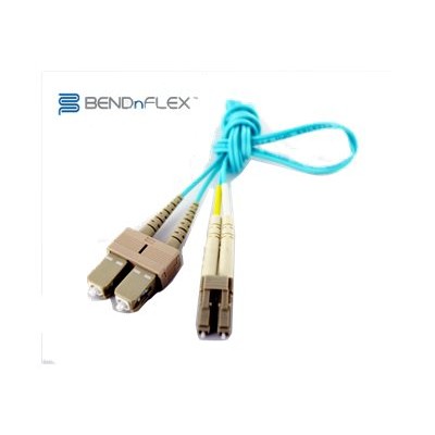 Axiom Memory LCSCB4PAP100 AX BENDnFLEX Platinum Network cable SC multi mode M to LC multi mode M 328 ft fiber optic 50 125 micron OM4 plenum