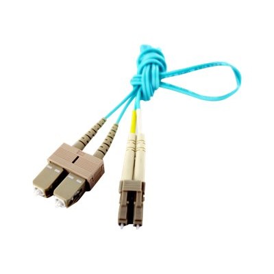 Axiom Memory LCSCB4PAP50 AX BENDnFLEX Platinum Patch cable SC multi mode M to LC multi mode M 164 ft fiber optic 50 125 micron OM4 plenum