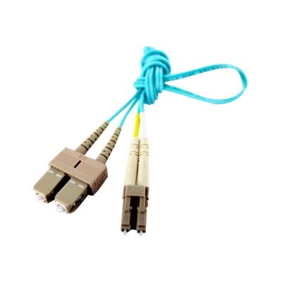 Axiom Memory LCSCB4PAP25 AX BENDnFLEX Platinum Network cable SC multi mode M to LC multi mode M 82 ft fiber optic 50 125 micron OM4 plenum