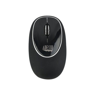 Adesso IMOUSEE60B iMouse E60B Mouse optical 3 buttons wireless 2.4 GHz USB wireless receiver black