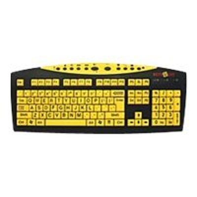 AbleNet 10090103 Keys U See Large print keyboards Keyboard USB