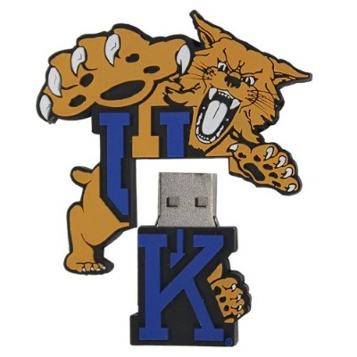 US Digital Media C1A41Q 8GB NCAA Kentucky UK Logo Shape USB Drive US Digital Media C1A41Q 8GB NCAA Kentucky UK Logo Shape USB Drive