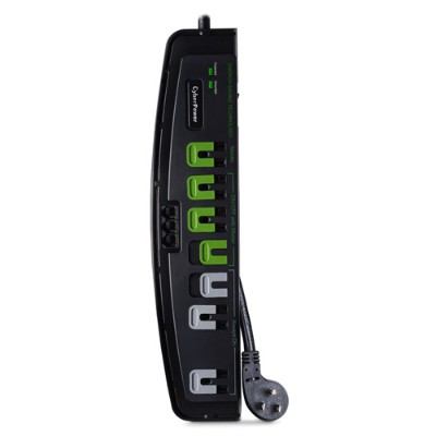 Cyberpower P706TG Home Office Surge Protection - 7 ft. - 7 Outlets - 2250 Joules Cyberpower P706TG Home Office Surge Protection - 7 ft. - 7 Outlets - 2250 Joules