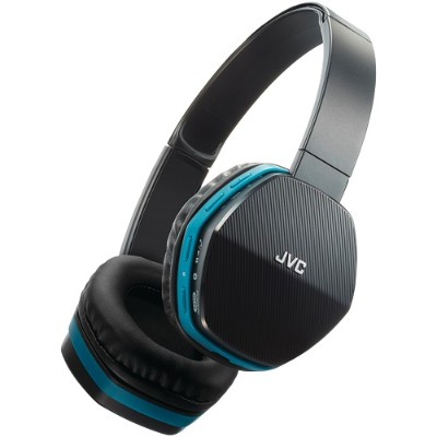 JVC HASBT5A Over Ear Bluetooth Headphones Blue