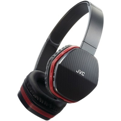 JVC HASBT5R Over Ear Bluetooth Headphones Red