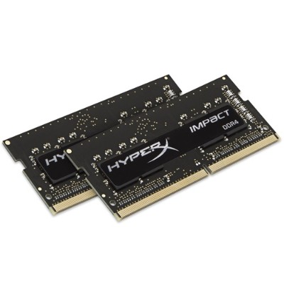 Kingston HX424S14IBK2 8 8GB 2400MHz DDR4 CL14 SODIMM Kit of 2 HyperX Impact