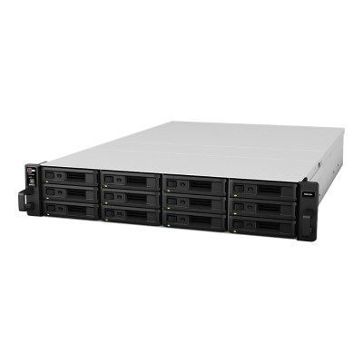 Synology RS2416 RackStation RS2416 NAS server 12 bays rack mountable SATA 6Gb s RAID 0 1 5 6 10 JBOD 5 hot spare 6 hot spare 10 hot spare 1