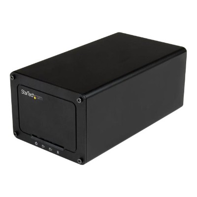 StarTech.com S252BU313R USB 3.1 10Gbps External Enclosure for Dual 2.5 SATA Drives RAID Compatible with USB 3.0 and 2.0 Systems
