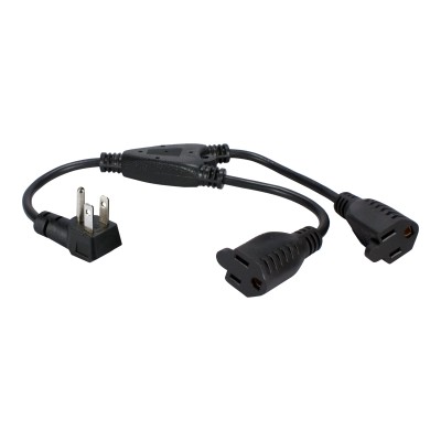 QVS PPRT-ADPT2-4PK Flat-Plug OutletSaver - Power splitter - NEMA 5-15P (M) angled to NEMA 5-15 (F) straight - 300 V - 1 ft (pack of 4) QVS PPRT-ADPT2-4PK Flat-Plug OutletSaver - Power splitter - NEMA 5-15P (M) angled to NEMA 5-15 (F) straight - 300 V - 1 ft (pack of 4)