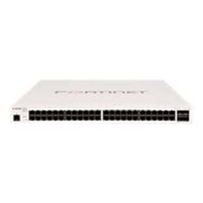 Fortinet FS 248D FPOE FortiSwitch 248D FPOE Switch managed 48 x 10 100 1000 PoE 4 x Gigabit SFP rack mountable PoE 370 W