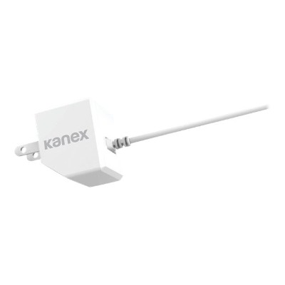 KANEX K160 1006 WT4F K160 1006 WT4F Hard Wired Wall Charger Power adapter 2.4 A Lightning white for Apple iPad iPhone iPod Lightning