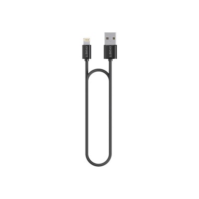 Cygnett CY1472PCCSL Lightning cable USB M to Lightning M 6.6 ft black for Apple iPad iPhone iPod Lightning