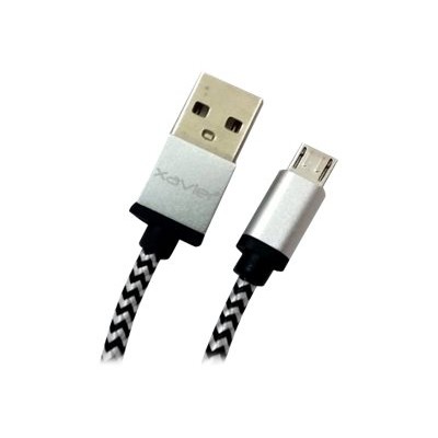 Professional Cable USB MICROSL 06 Xavier USB cable Micro USB Type B M to USB M 6 ft silver