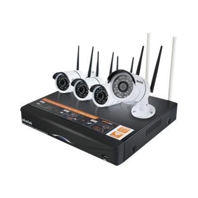 Plustek NW414K00HD000 G11 NVR Wireless Kit DVR camera s wireless wired 4 channels 4 camera s