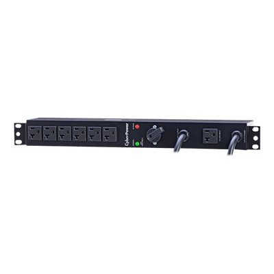 Cyberpower MBP20A6 Maintenance Bypass PDU MBP20A6 - Power distribution unit (rack-mountable) - input: NEMA 5-20 - output connectors: 6 (NEMA 5-20) - 1U - 19 Cyberpower MBP20A6 Maintenance Bypass PDU MBP20A6 - Power distribution unit (rack-mountable) - input: NEMA 5-20 - output connectors: 6 (NEMA 5-20) - 1U - 19