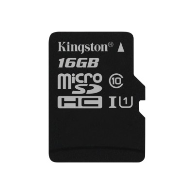 Kingston Digital SDC10G2/16GBSP 16GB microSDHC Class 10 UHS-I 45R Flash Card Single Pack w/o Adapter Kingston Digital SDC10G2/16GBSP 16GB microSDHC Class 10 UHS-I 45R Flash Card Single Pack w/o Adapter