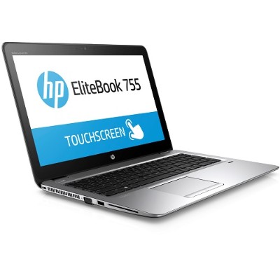 HP Inc. T3L78UT ABA EliteBook 755 G3 A12 PRO 8800B 2.1 GHz Win 10 Pro 64 bit 8 GB RAM 256 GB SSD SED 15.6 touchscreen 1920 x 1080 Full HD Radeon