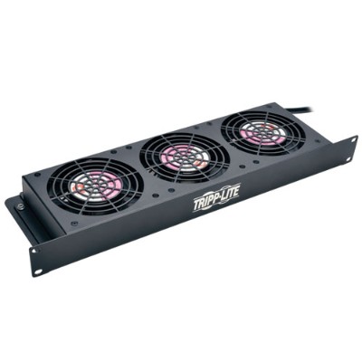 TrippLite SRFAN1U Rack Enclosure Cabinet Fan Panel Airflow Management 210 CFM 120V 1URM TrippLite SRFAN1U Rack Enclosure Cabinet Fan Panel Airflow Management 210 CFM 120V 1URM