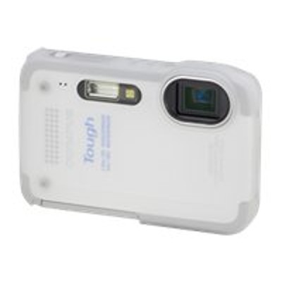 Olympus V600074WW000 CSCH-113 - Case for camera - silicone - half translucent - for Stylus Tough TG-630 TG-630 iHS Tough TG-630 Olympus V600074WW000 CSCH-113 - Case for camera - silicone - half translucent - for Stylus Tough TG-630 TG-630 iHS Tough TG-630