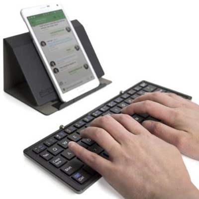 Plugable BT-KEY3 Plugable Bluetooth Folding Keyboard and Case for Android iOS Windows Plugable BT-KEY3 Plugable Bluetooth Folding Keyboard and Case for Android iOS Windows
