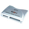 Reads and writes to Compact Flash  Smart Media  Secure Digital  Memory Stick  Multi Media Card  and IBM Microdrive media! Ultra-Slim  Hi-Speed plug-and-play USB Connectivity.