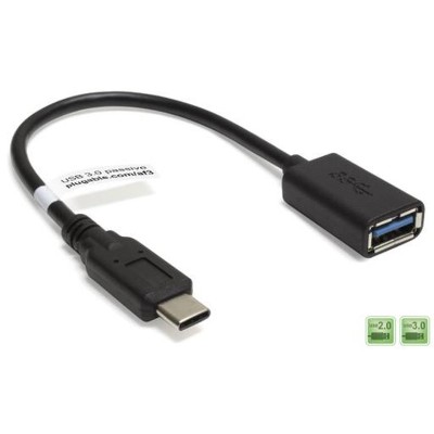 Plugable USBC AF3 USBC AF3 USB adapter USB Type C M to USB Type A F USB 3.1 Gen2 9.1 in reversible C connector black