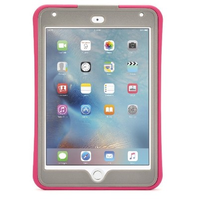 Griffin GB41366 Survivor Slim Protective case for tablet rugged silicone polycarbonate mineral gray honeysuckle for Apple iPad mini 4