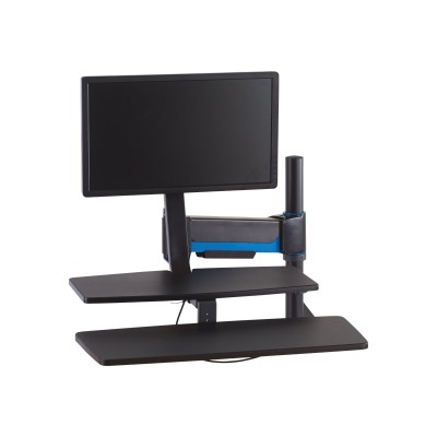 Kensington K55792WW SmartFit Sit/Stand Workstation - Mounting kit (sit-stand arm mouse platform desk clamp pole keyboard platform) for LCD display / keyboard Kensington K55792WW SmartFit Sit/Stand Workstation - Mounting kit (sit-stand arm mouse platform desk clamp pole keyboard platform) for LCD display / keyboard