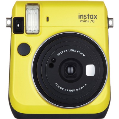 Fujifilm 16496122 instax mini 70 Instant Film Camera Canary Yellow
