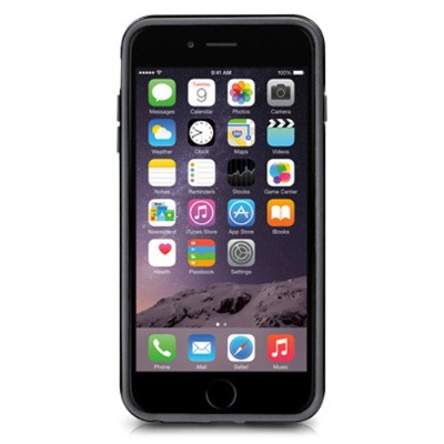 Macally Peripherals Rimp6lb Flexible Protective Frame For Iphone 6/6s Plus - Black