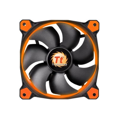 ThermalTake CL F038 PL12OR A Riing 12 LED Case fan 120 mm