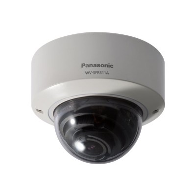 Panasonic WV SFR311A i Pro Smart HD WV SFR311A Series 3 network surveillance camera dome vandal proof color Day Night 2 MP 1920 x 1080 720p