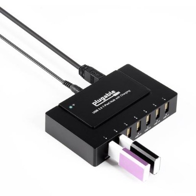 Plugable USB3-HUB7BC USB3-HUB7BC - Hub - 7 x SuperSpeed USB 3.0 - desktop Plugable USB3-HUB7BC USB3-HUB7BC - Hub - 7 x SuperSpeed USB 3.0 - desktop