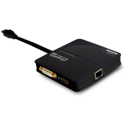 Plugable USB3 3900DHE External video adapter USB 3.0 DVI HDMI RJ 45