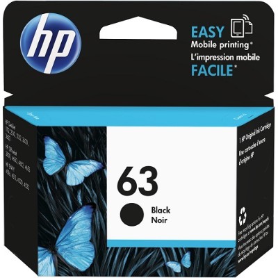 HP Inc. F6U62AN 140 63 Dye based black original ink cartridge for Deskjet 11XX 21XX 36XX Envy 45XX Officejet 38XX 46XX