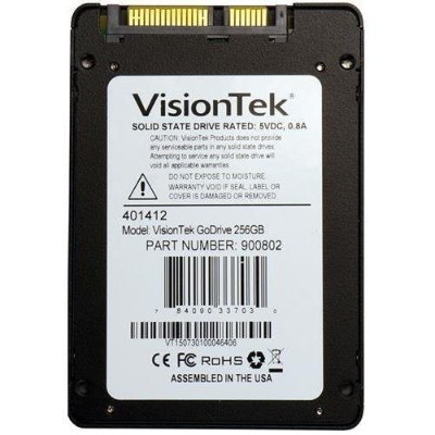 Visiontek 900802 256GB GO DRIVE LOW PROF 7MM SSD Visiontek 900802 256GB GO DRIVE LOW PROF 7MM SSD