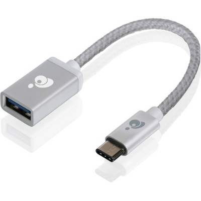 Iogear G2LU3CAF10 SIL Charge Sync USB adapter USB Type A F to USB Type C M USB 3.0 3.9 in silver