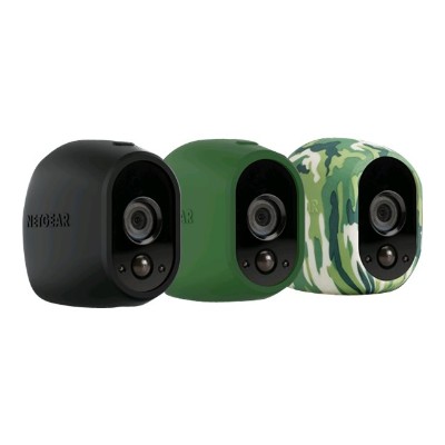 NetGear VMA1200-10000S Arlo Replaceable Skins - Camera protective cover - black green camouflage (pack of 3) NetGear VMA1200-10000S Arlo Replaceable Skins - Camera protective cover - black green camouflage (pack of 3)