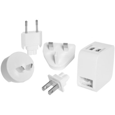 Conair Corporation LS7AD Dual USB Charger & Adapter Plug Set Conair Corporation LS7AD Dual USB Charger & Adapter Plug Set