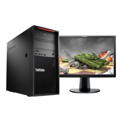 Lenovo 30AT000DUS ThinkStation P310 30AT - Tower - 1 x Core i3 6100 / 3.7 GHz - RAM 4 GB - HDD 1 TB - DVD-Writer - HD Graphics 530 - GigE - Win 7 Pro 64-bit (in Lenovo 30AT000DUS ThinkStation P310 30AT - Tower - 1 x Core i3 6100 / 3.7 GHz - RAM 4 GB - HDD 1 TB - DVD-Writer - HD Graphics 530 - GigE - Win 7 Pro 64-bit (in
