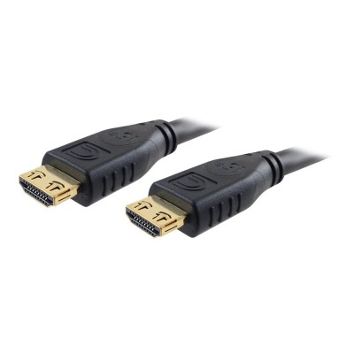 Comprehensive HD HD 9PROBLK Pro AV IT Series High Speed HDMI Cable with ProGrip SureLength HDMI with Ethernet cable HDMI M to HDMI M 9 ft triple sh