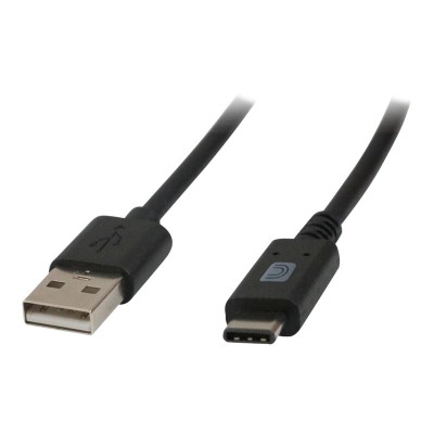 Comprehensive USB2 CA 6ST USB cable USB M to USB Type C M USB 2.0 6 ft molded black